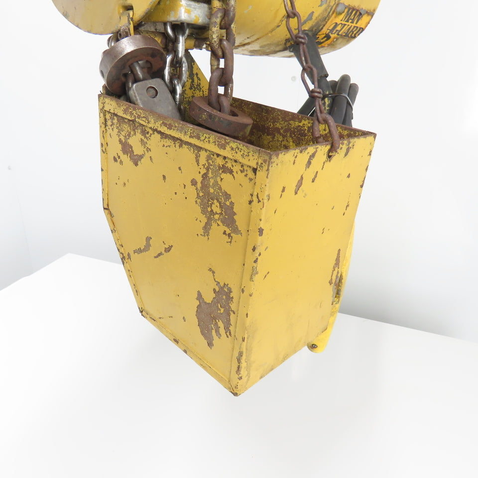 Budgit 113454-5 1 Ton 2000LB Electric Chain Hoist 3Ph 230/460V 15' Lift 8FPM