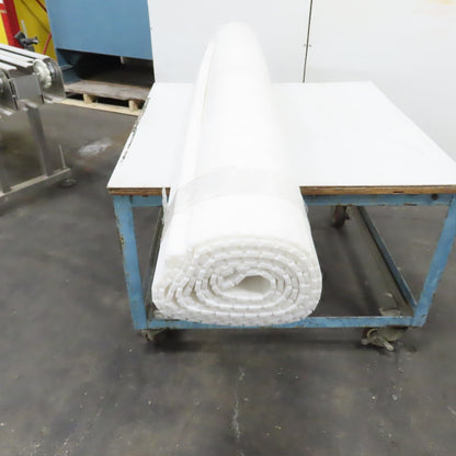 Modutech EC254 C MD254C Modular Plastic Conveyor Belt 84"Wide x 166"Long 1"Pitch