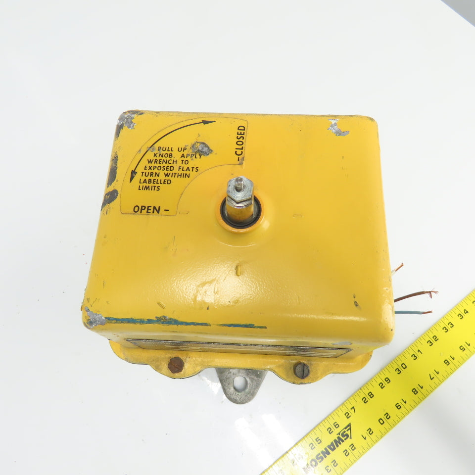 Bay state Controls BM 735 W Electric Valve Actuator 115V .25A 300In-LB Torque