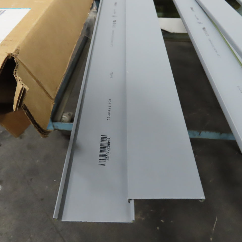 Panduit Panduct C2LG6 Type C Wiring Duct Cover PVC 2" Wide x 6' Long Lot Of 8
