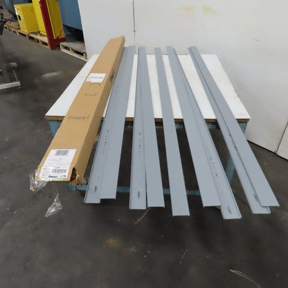 Panduit Panduct C2LG6 Type C Wiring Duct Cover PVC 2" Wide x 6' Long Lot Of 8