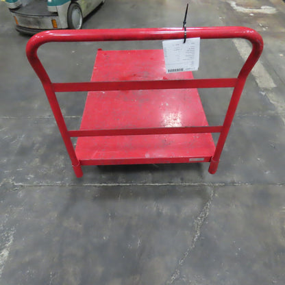Uline H-8154 48" x 30" Metal Platform Truck W/ Casters 2000 LB Capacity