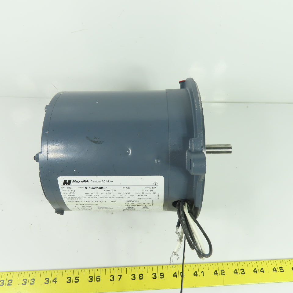 Magnetek M-HG2M002 1/8HP Century AC Motor 1Ph 115V E48N TESTED