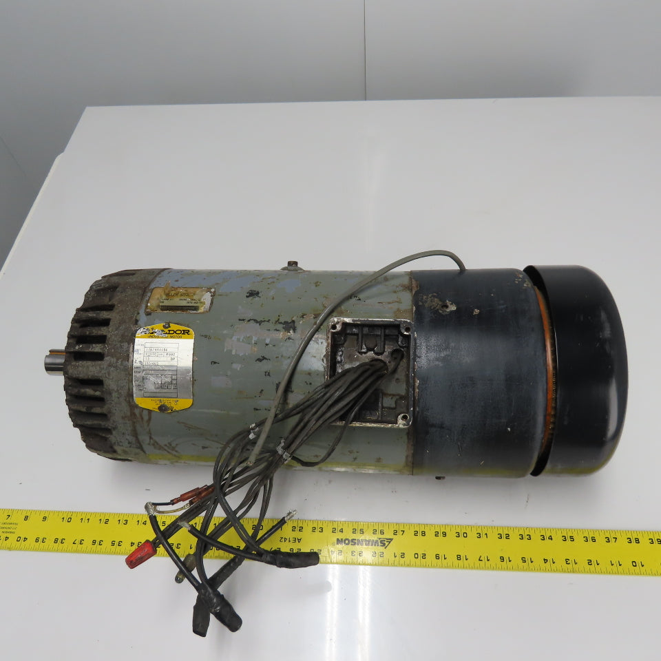 Baldor 37F744X656 15HP Spindle Motor 3ph 230/460V 1760RPM 215TC Frame