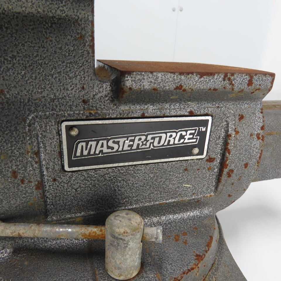 MasterForce 5-1/2" x 6-1/2" Open Combination Swivel Bench Vise
