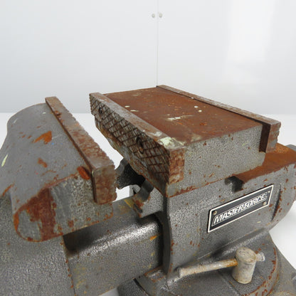 MasterForce 5-1/2" x 6-1/2" Open Combination Swivel Bench Vise