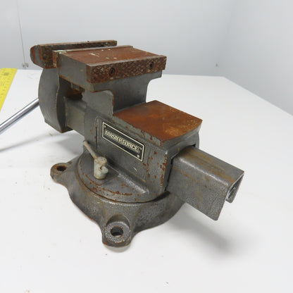 MasterForce 5-1/2" x 6-1/2" Open Combination Swivel Bench Vise