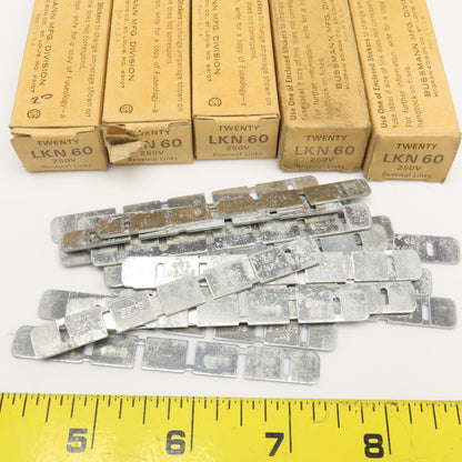 Bussmann LKN-60 Super Lag 60A 250V Renewable Fuse Link Lot Of 95