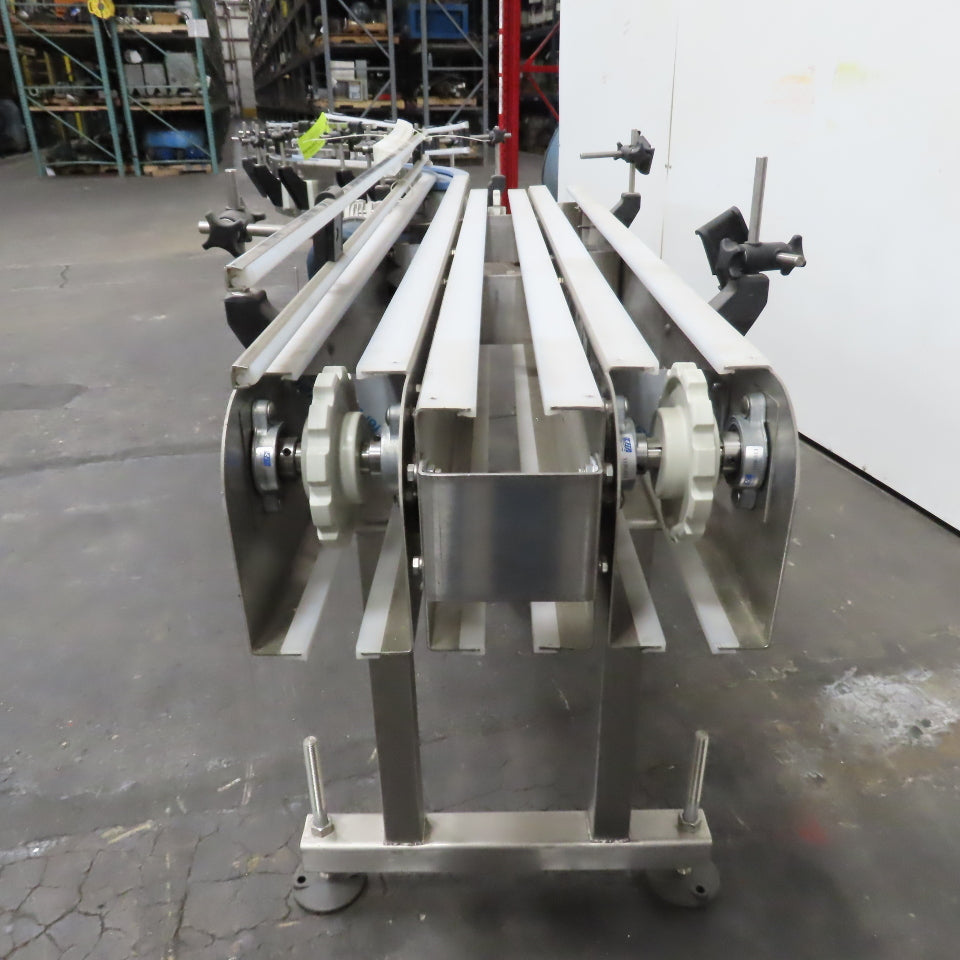 E-Pak 13' x 5" Stainless Steel "S-Shaped" Conveyor 230/460V 3PH .5HP (No Belt)