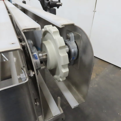 E-Pak 13' x 5" Stainless Steel "S-Shaped" Conveyor 230/460V 3PH .5HP (No Belt)