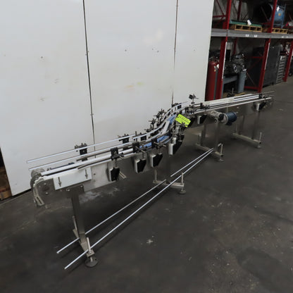 E-Pak 13' x 5" Stainless Steel "S-Shaped" Conveyor 230/460V 3PH .5HP (No Belt)