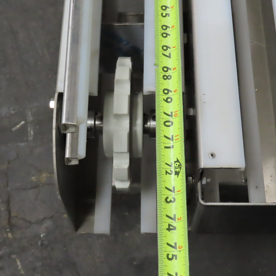 E-Pak 13' x 5" Stainless Steel "S-Shaped" Conveyor 230/460V 3PH .5HP (No Belt)