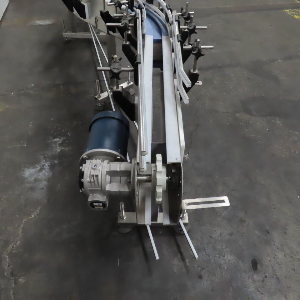 E-Pak 13' x 5" Stainless Steel "S-Shaped" Conveyor 230/460V 3PH .5HP (No Belt)