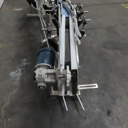 E-Pak 13' x 5" Stainless Steel "S-Shaped" Conveyor 230/460V 3PH .5HP (No Belt)