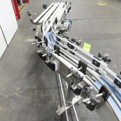 E-Pak 13' x 5" Stainless Steel "S-Shaped" Conveyor 230/460V 3PH .5HP (No Belt)