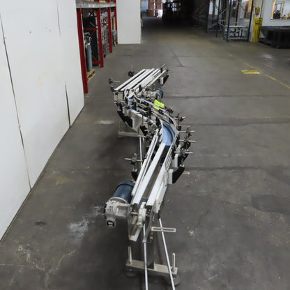 E-Pak 13' x 5" Stainless Steel "S-Shaped" Conveyor 230/460V 3PH .5HP (No Belt)