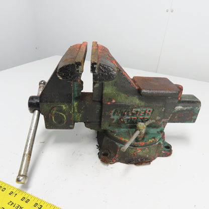 6-1/2" x 6" Open Heavy Duty Swivel Bench Vise