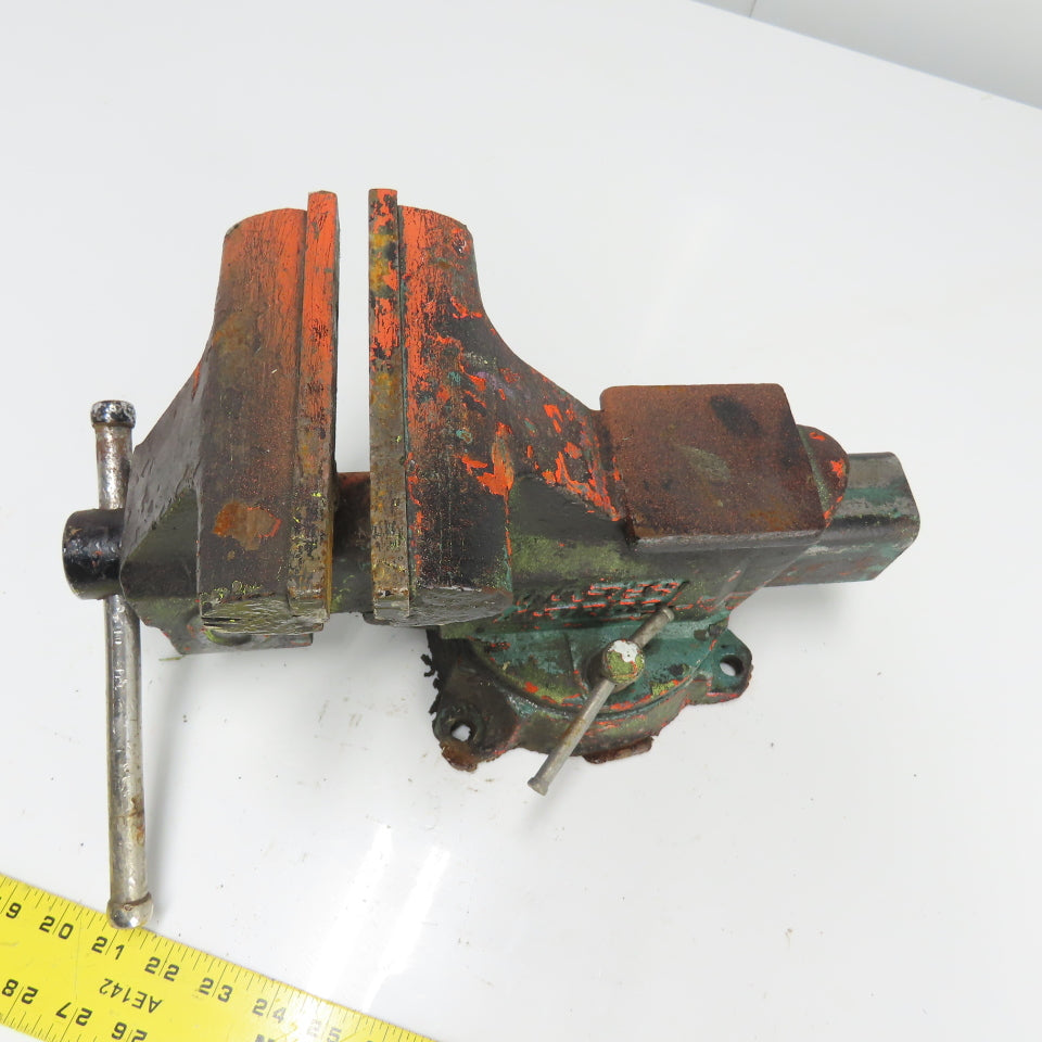 6-1/2" x 6" Open Heavy Duty Swivel Bench Vise