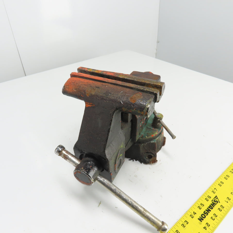 6-1/2" x 6" Open Heavy Duty Swivel Bench Vise