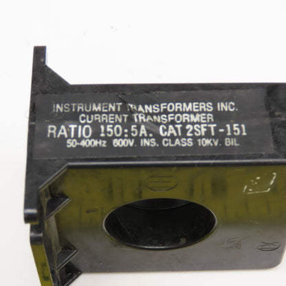 Instrument Transformers 2SFT-151 150:5A Ratio Current Transformer 50-400Hz 600V