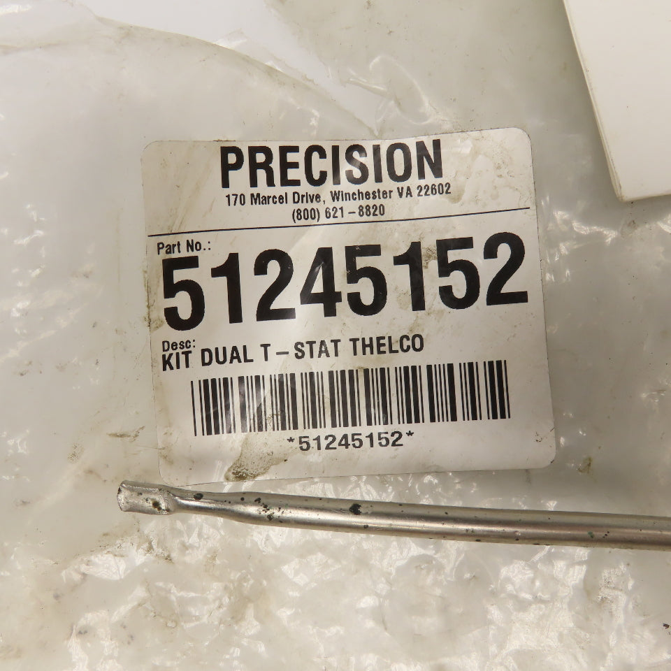 Precision Scientific 51245152 Model B10 Dual Thermostat 70-580°F