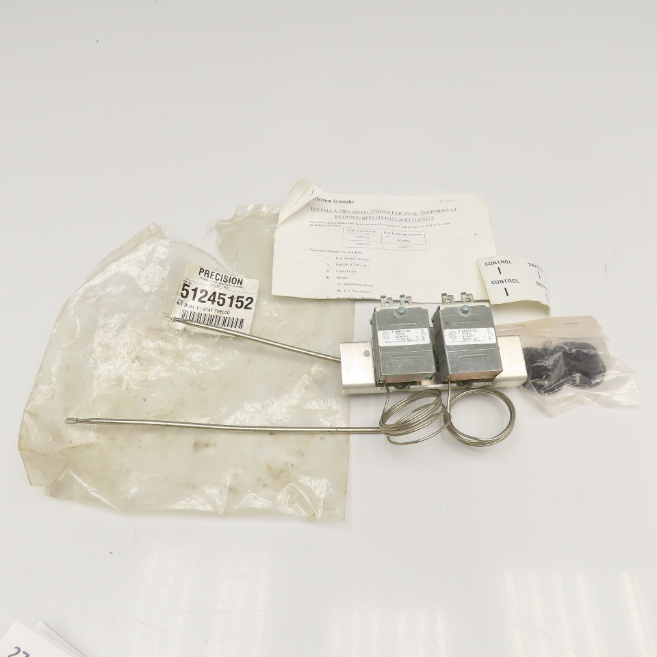 Precision Scientific 51245152 Model B10 Dual Thermostat 70-580°F
