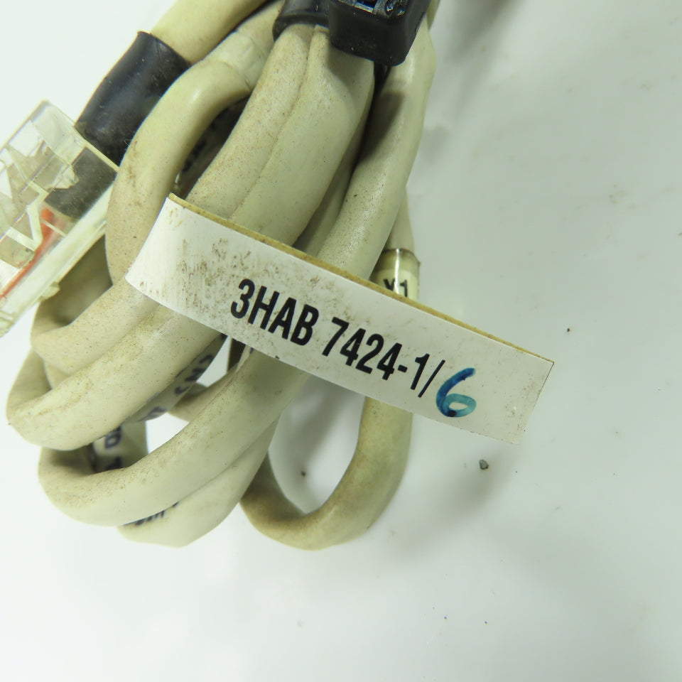 ABB Asea Brown 3HAB 7424-1/6 Jib Drive System Adapter Control Cable