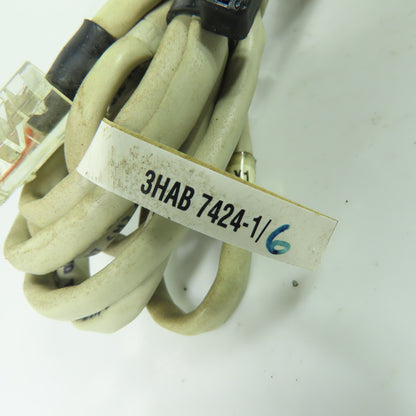 ABB Asea Brown 3HAB 7424-1/6 Jib Drive System Adapter Control Cable