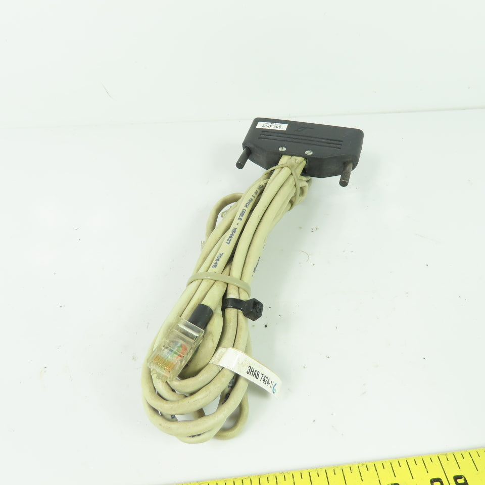 ABB Asea Brown 3HAB 7424-1/6 Jib Drive System Adapter Control Cable