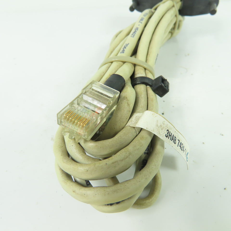ABB Asea Brown 3HAB 7424-1/6 Jib Drive System Adapter Control Cable
