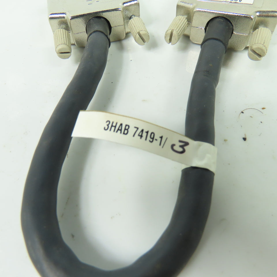 ABB Asea Brown 3HAB 7419-1/3 Robot Controller Bus Cable