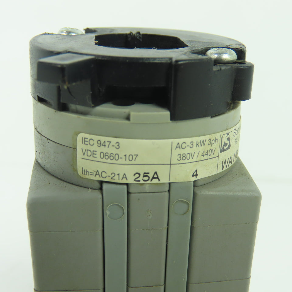 Sontheimer WAW883/8ZM/Z32SF/X99 Cam Switch 25A 380/440V 3HAB 7432-1/08