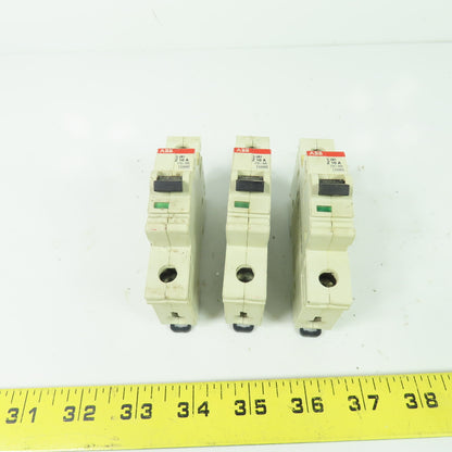 ABB S281 10A Circuit Breaker 1-Pole 230/400V Lot Of 3