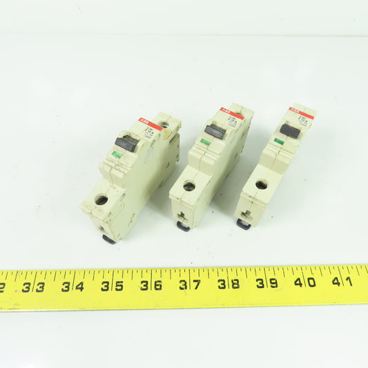 ABB S281 10A Circuit Breaker 1-Pole 230/400V Lot Of 3