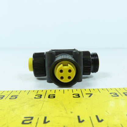 Allen Bradley 061127A 3-Way Female x Female x Male Splitter Adapter 4-Pin