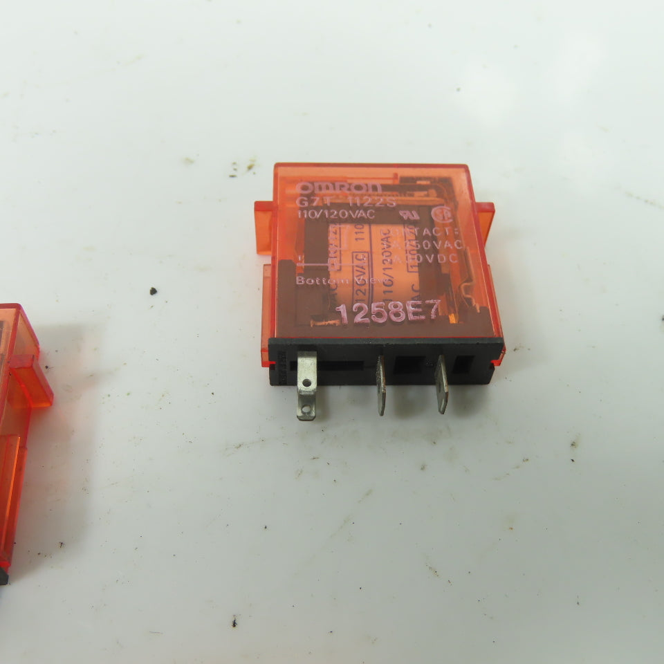 Omron G7T-1122S Input Relay 110/120VAC 4-Blade Lot Of 10