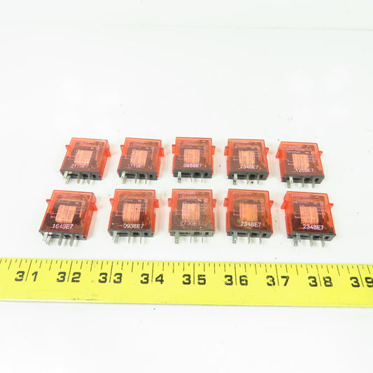 Omron G7T-1122S Input Relay 110/120VAC 4-Blade Lot Of 10