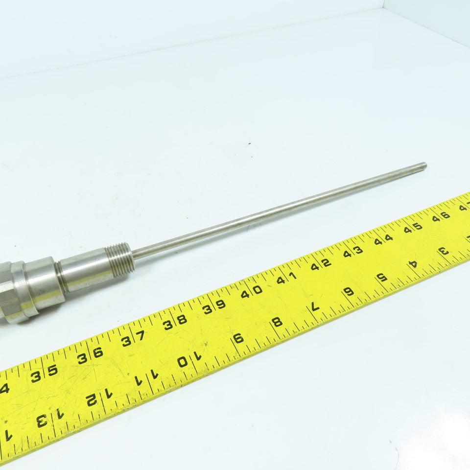 Rosemount 78N25C30N100 RTD Temperature Sensor 9-3/4" Probe 1/2" Mount