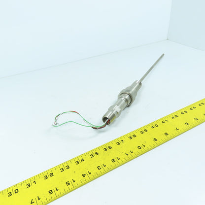 Rosemount 78N25C30N100 RTD Temperature Sensor 9-3/4" Probe 1/2" Mount