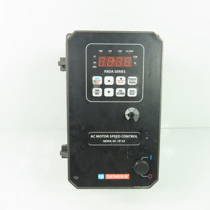 KB Electronics KBDA-42 AC Motor Speed Control VFD Drive 400/460VAC 2.6A