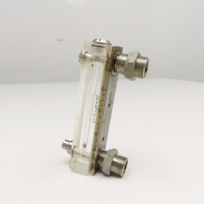 Kytola LH-6EL Flow Meter 0-50SCFH 0-10GPH 1/4"FNPT x 1/2"MNPT