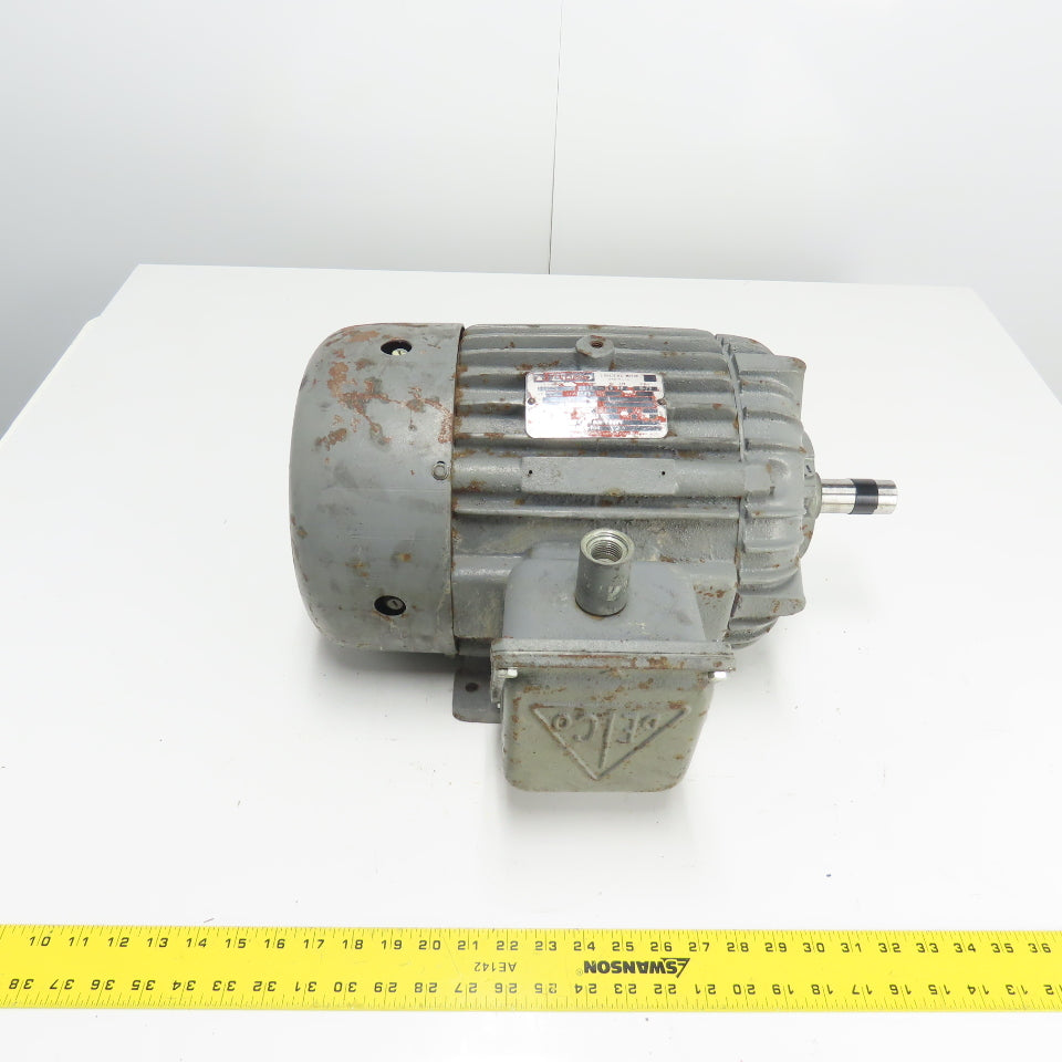 Delco 2G2104 3HP AC Electric Motor 3Ph 460V 213 Frame 1765RPM