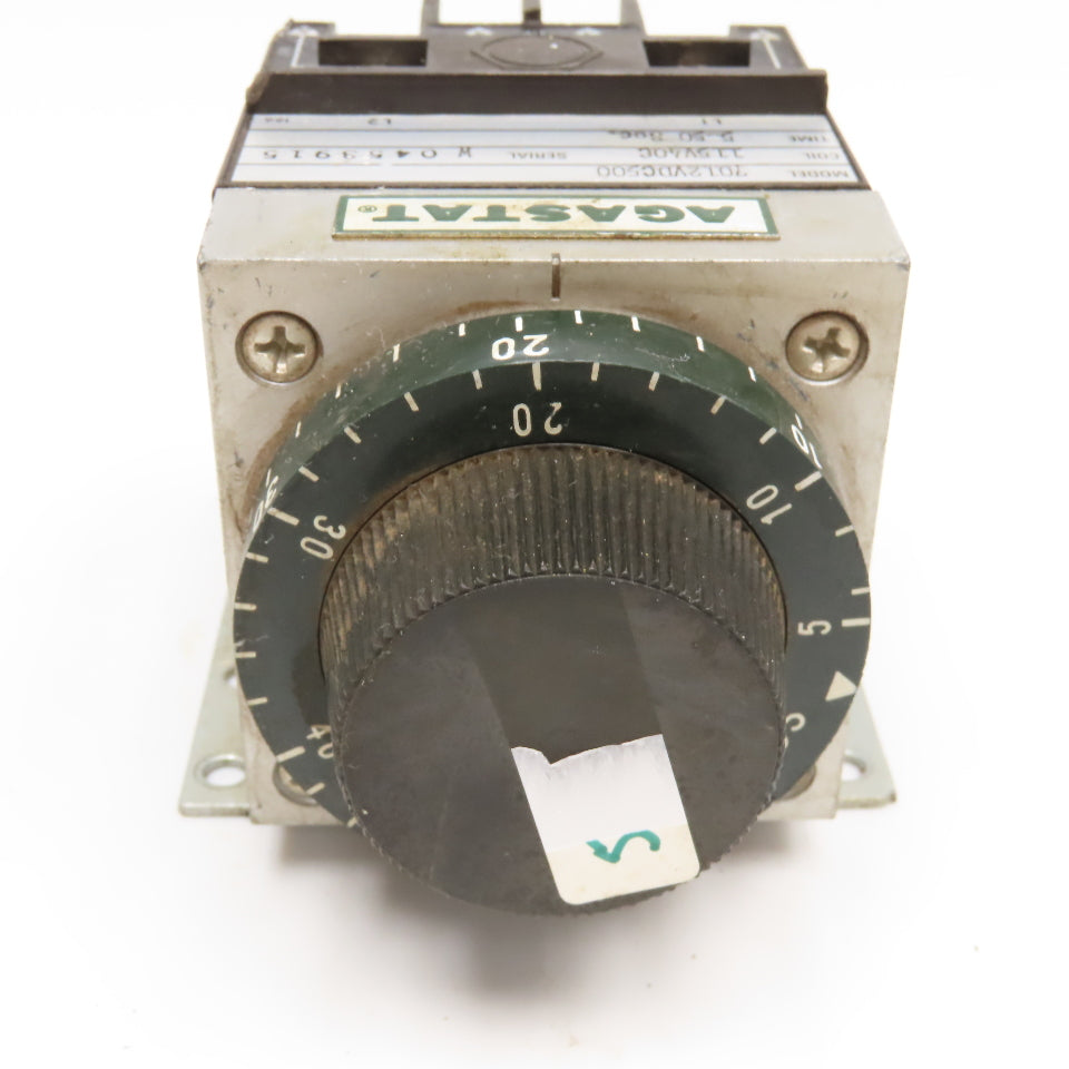 Agastat 7012VDC500 Timing Relay 5-50s 115V 40Hz