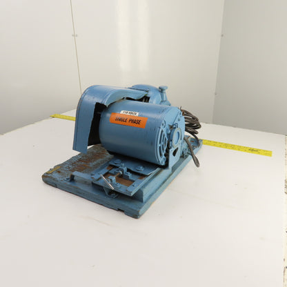 Procunier No. 1 1/4HP Tapping Head Unit 1/4" Brass 3/16" Steel 115V 1PH Tested