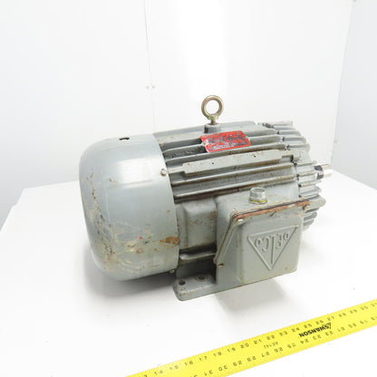 Delco 4G3104 7.5HP AC Electric Motor 3Ph 460V 254U Frame 1765RPM 9.8A Tested