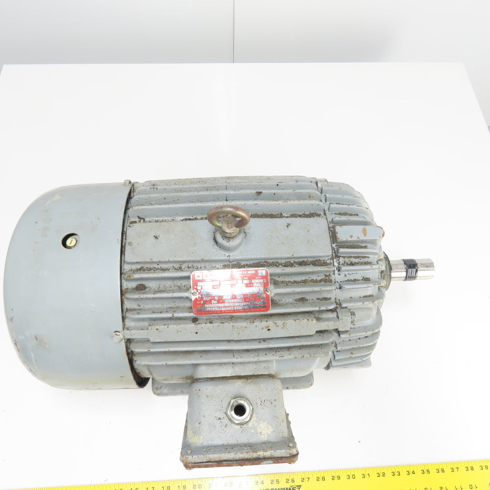 Delco 4G3104 7.5HP AC Electric Motor 3Ph 460V 254U Frame 1765RPM 9.8A Tested