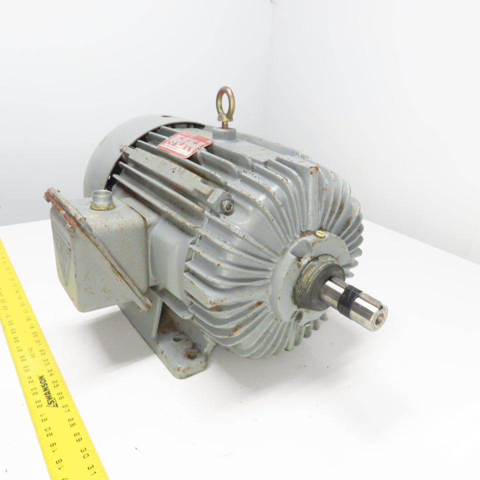 Delco 4G3104 7.5HP AC Electric Motor 3Ph 460V 254U Frame 1765RPM 9.8A Tested