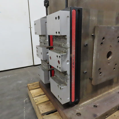 Mid-State 16" Square 4-Sided Workholding Tombstone W/ (2)Chick 5QL1550 Vices