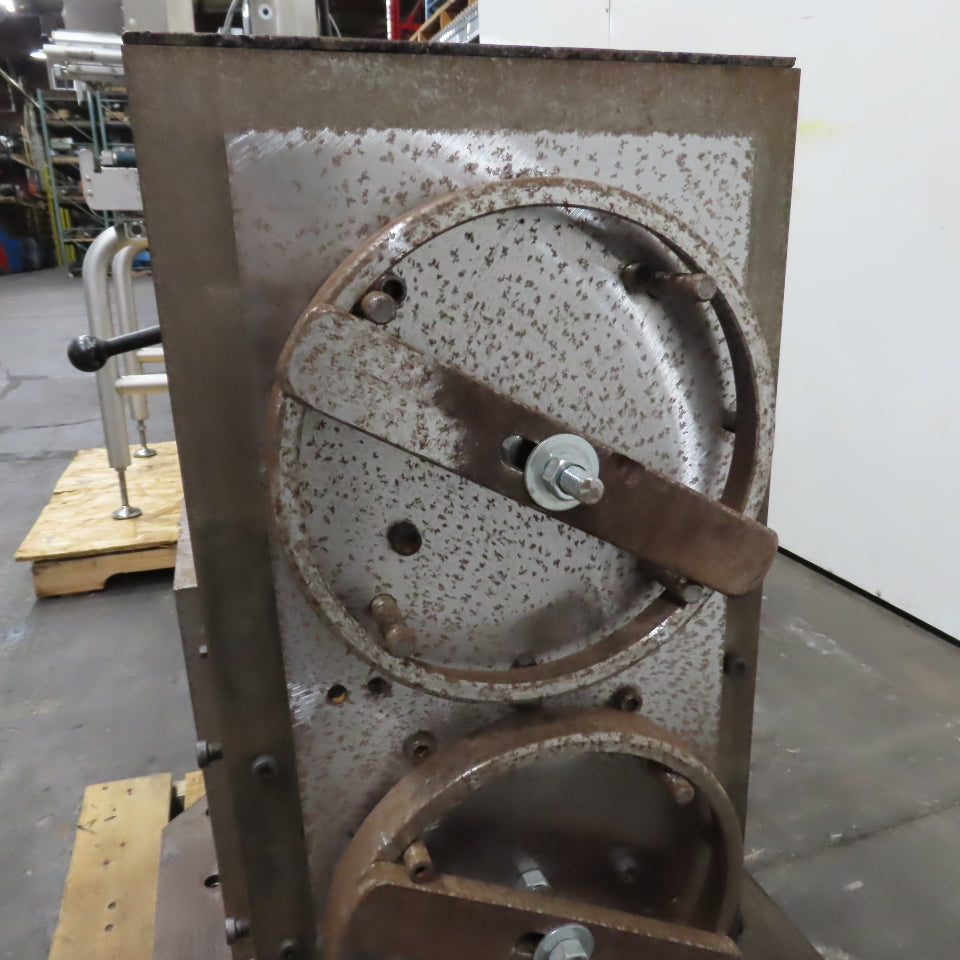 Mid-State 16" Square 4-Sided Workholding Tombstone W/ (2)Chick 5QL1550 Vices