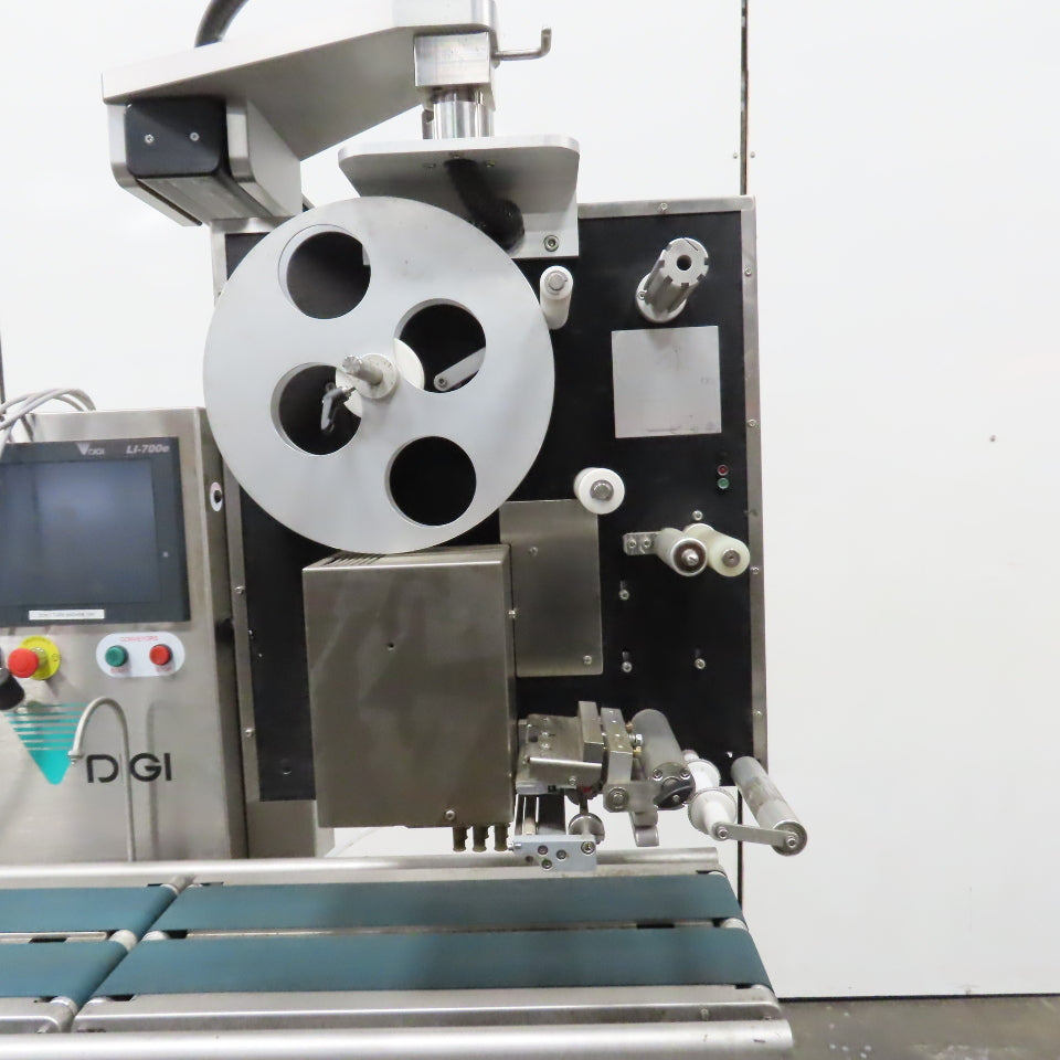 DIGI LI-700E Sanitary Stop To Weigh Price Labeler 110V 1PH 45PPM Tested